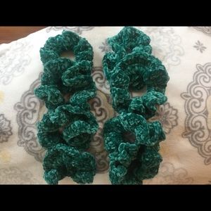 Velvet scrunchies